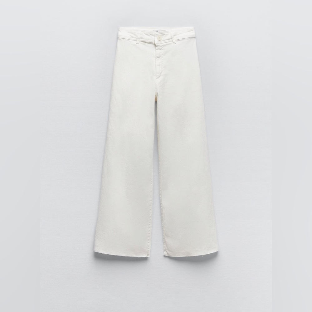 Zara Marine Jeans White Size 2